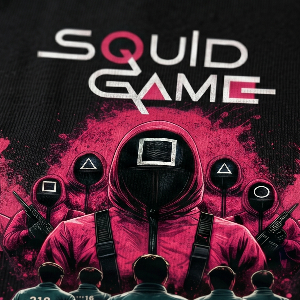 Squid Game Win or Die Unisex Oversized T-Shirt