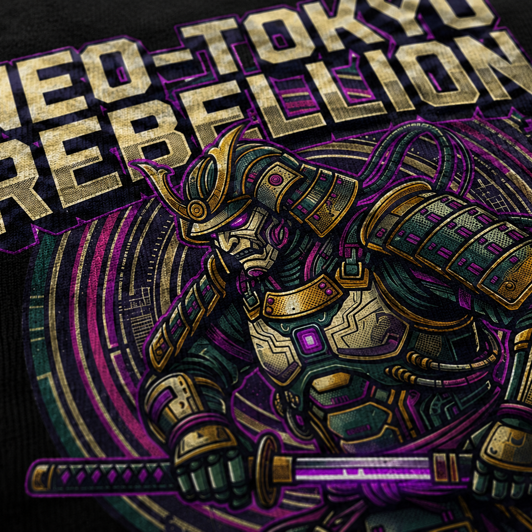 Neo-Tokyo Rebellion Oversized T-Shirt