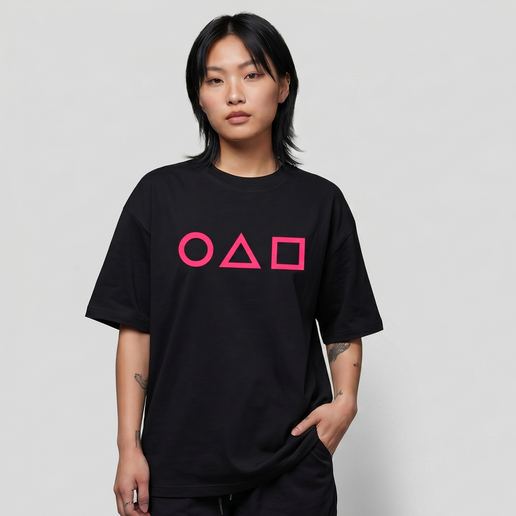 Squid Game Win or Die Unisex Oversized T-Shirt