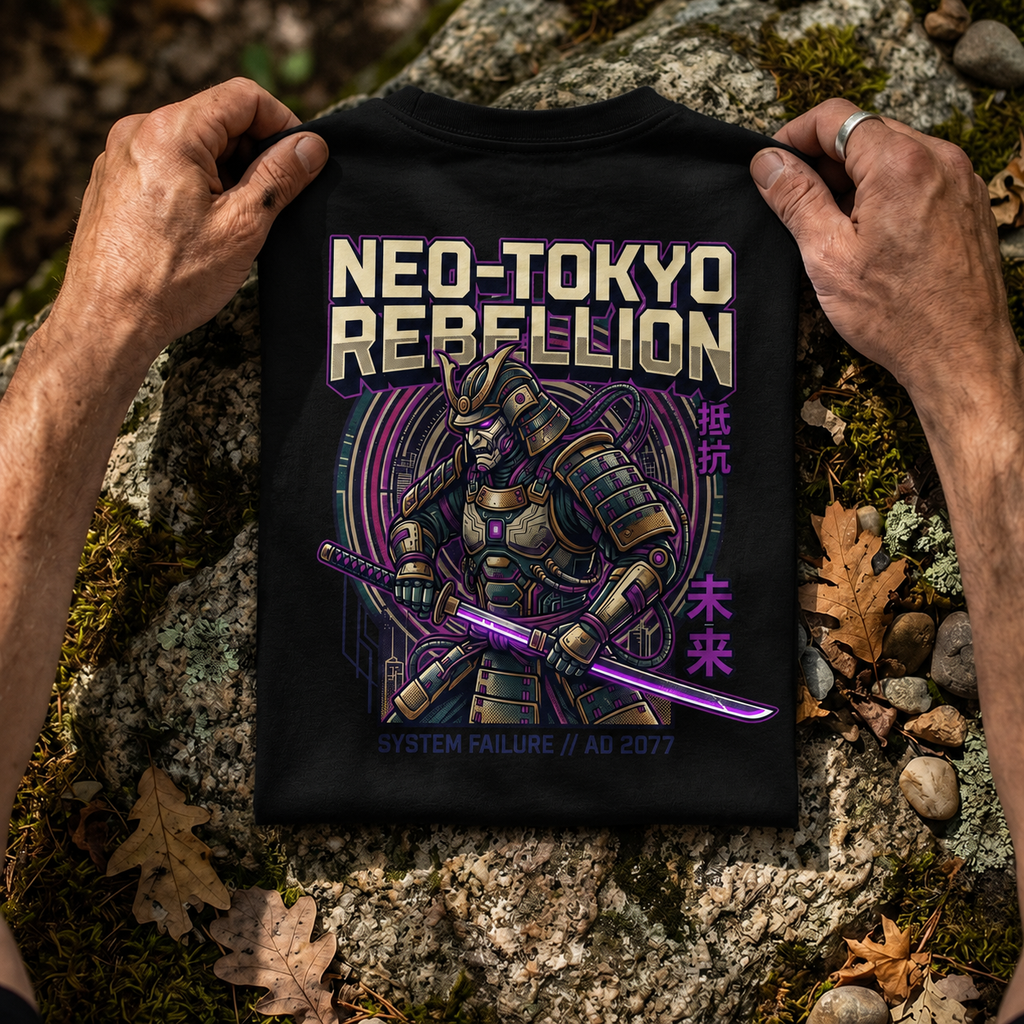 Neo-Tokyo Rebellion Oversized T-Shirt