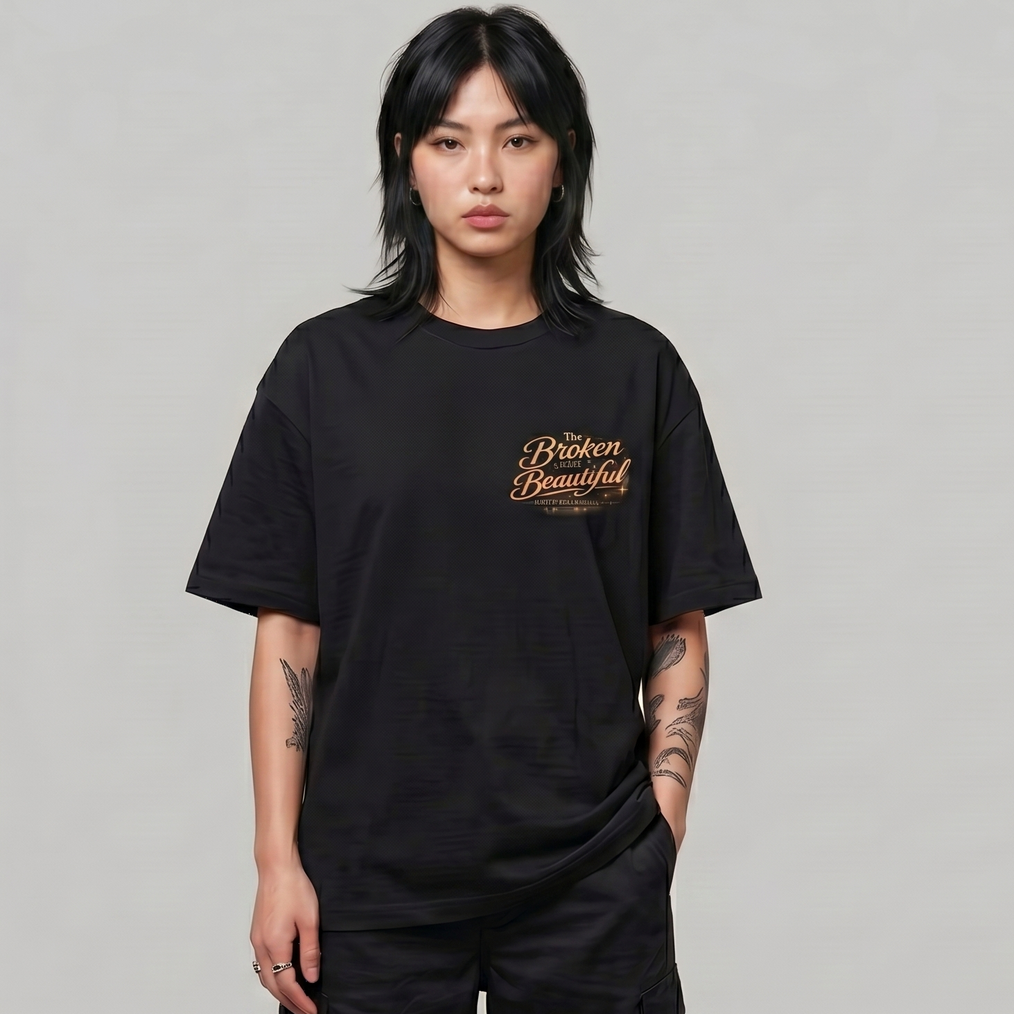 The Broken Are the Beautiful Oversized T-Shirt