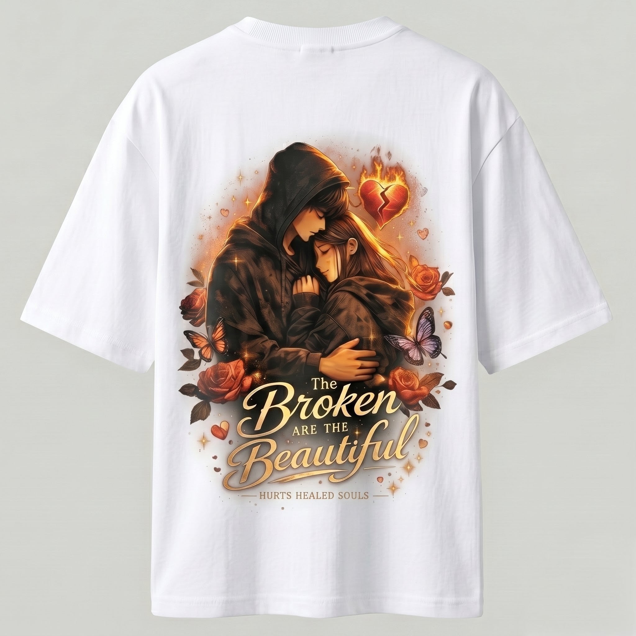 The Broken Are the Beautiful Oversized T-Shirt